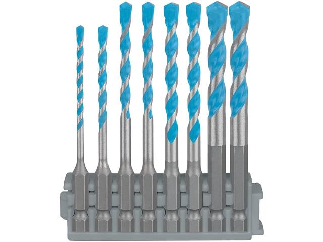 Jogo de Brocas Bosch EXPERT HEX-9 MultiConstruction Ø3-4-5-5-6-6-8-8mm - 1