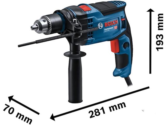 Furadeira de Impacto Bosch GSB 16 RE 850W com Maleta 110V - 3