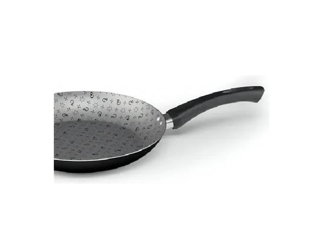 Frigideira Francesa Alumínio 28Cm Antiaderente com Tampa Preta - 3