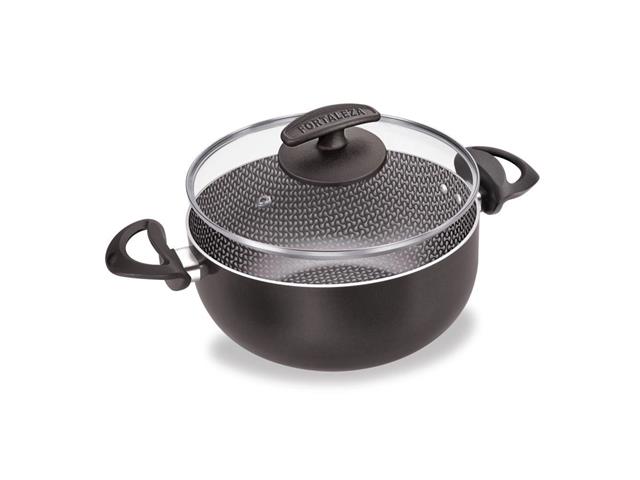 Conjunto 6 Peças Fortaleza Gran Chef com Tampa Vidro Black - 4