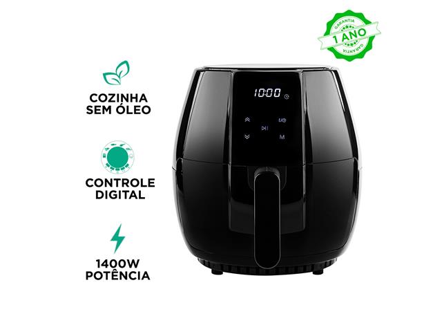Fritadeira Airfryer Digital Gadnic 4 Litros 110V - 1