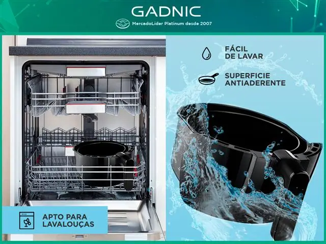 Fritadeira Airfryer Digital Gadnic 4 Litros - 3