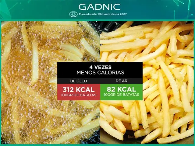 Fritadeira Airfryer Digital Gadnic 4 Litros - 4