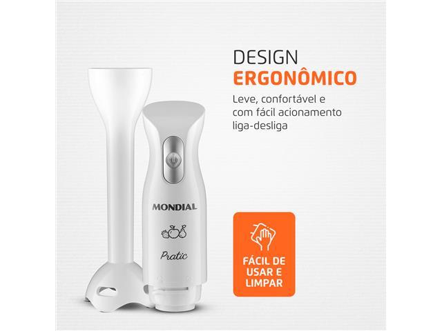 Mixer Pratic Mondial M-15-W Branco 200W 110V - 4