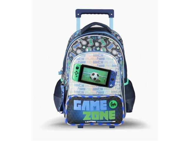 Mochila FOOTY carro 18" Game Zone c/luz
