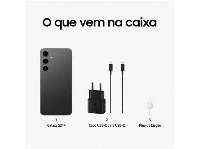 Smartphone Samsung Galaxy S24+ 5G 512GB 6.7" AI 12GB 50+12+10MP Preto - 8