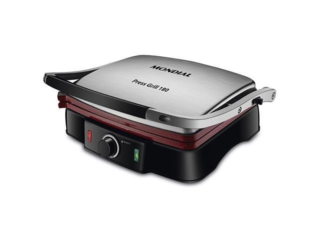 Grill Press Elétrico Mondial PG-02 Red Ceramic 220V - 1