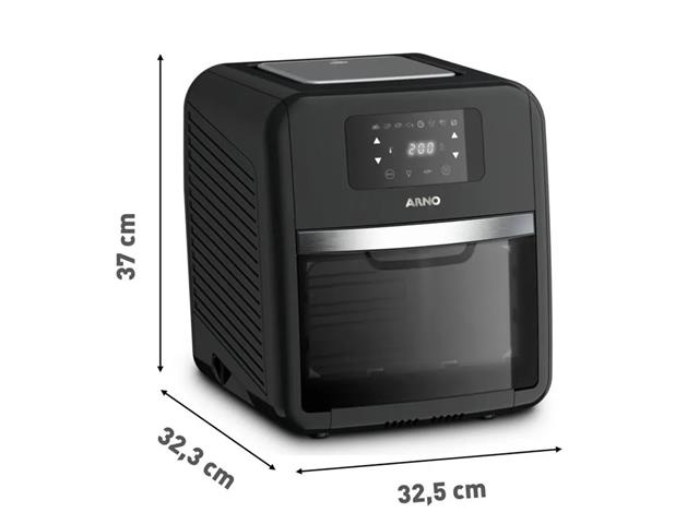 Fritadeira Airfry Oven e Grill Arno UFE9 Expert Digital 11L Preta 110V - 1