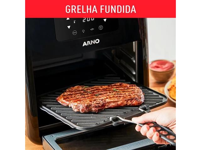 Fritadeira Airfry Oven e Grill Arno UFE9 Expert Digital 11L Preta 110V - 2