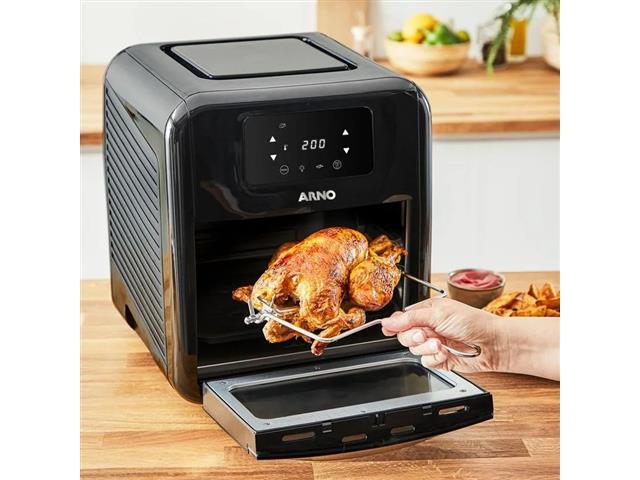 Fritadeira Airfry Oven e Grill Arno UFE9 Expert Digital 11L Preta 110V - 3
