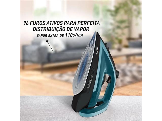Ferro a Vapor Arno Ultragliss Plus FMY Base DuriliumAirglide Azul 110V - 2