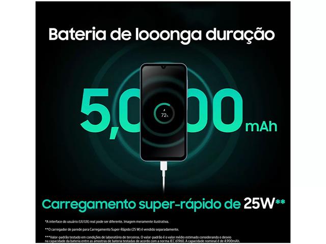 Smartphone Samsung Galaxy A15 5G 128GB 6.5" TriplaCâm 50+5+2MP Marinho - 5