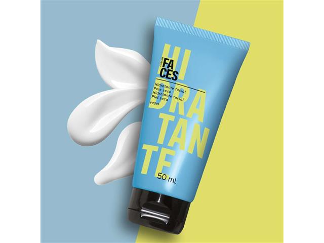 Hidratante Facial Pele Normal a Seca Natura Faces 50ml - 1