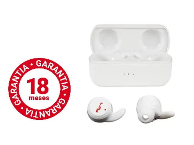 Fone Bluetooth 5.3 Cancelamento de Ruído Ambiente TWS Lity Branco T11