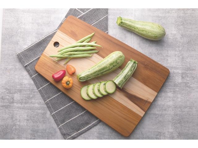 Tábua Retangular Tramontina Kitchen em Madeira Teca 34x23cm - 1