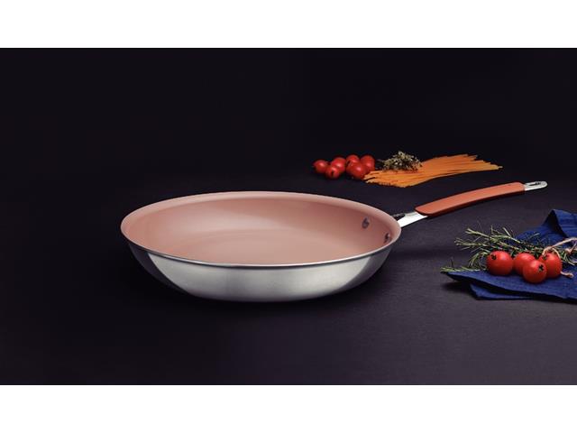 Frigideira Tramontina Romagna Interno Cerâmico Marfim 30CM - 2