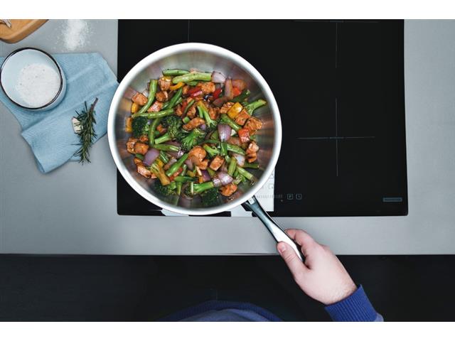 Wok Tramontina Grano em Aço Inox Corpo Triplo com Cabo 28CM - 1