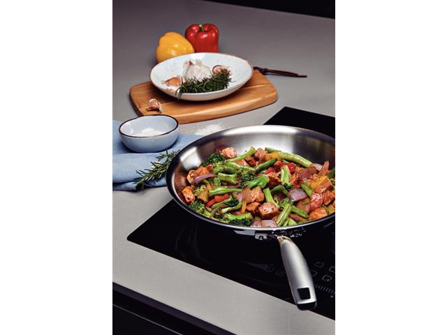 Wok Tramontina Grano em Aço Inox Corpo Triplo com Cabo 28CM - 2