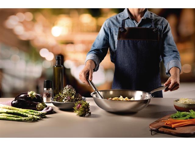 Wok Tramontina Grano em Aço Inox Corpo Triplo com Cabo 28CM - 3