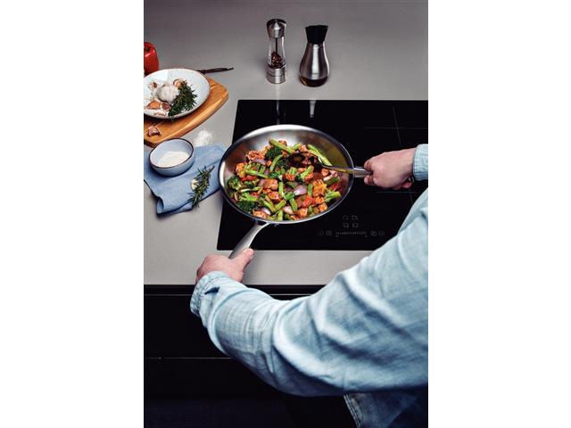 Wok Tramontina Grano em Aço Inox Corpo Triplo com Cabo 28CM - 4