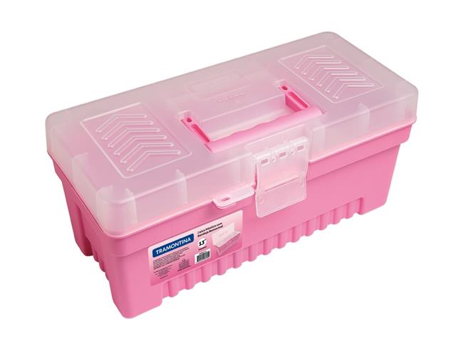 Caixa Plástica para Ferramentas 13" Tramontina com Bandeja Removível - 1