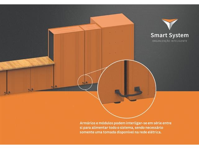 Armário Smart System com Visor Tramontina PRO para Ferramentas