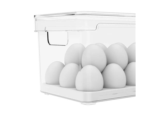 Organizador de Ovos OU com Tampa Clear Fresh Natural 36 Unidades - 2