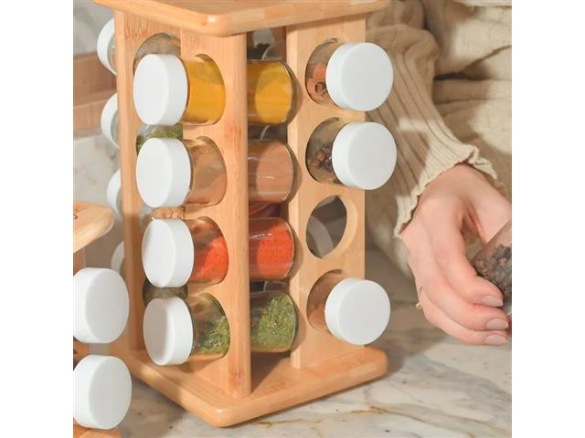 Organizador de Temperos Giratório OU Keep 17 Peças - 2