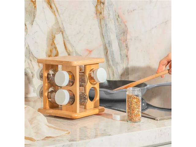 Organizador de Temperos Giratório OU Keep 9 Peças - 1