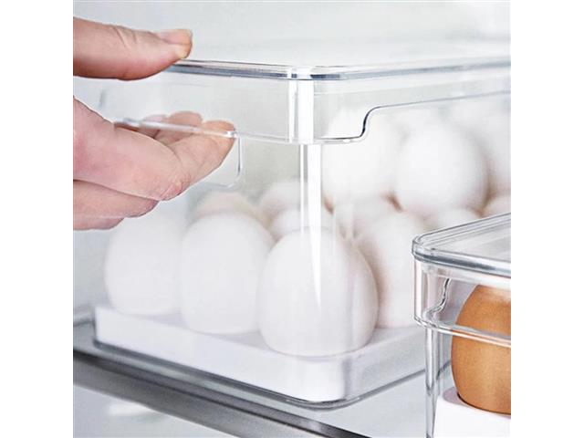 Conjunto OU Organizador de Geladeira Clear Fresh - 3