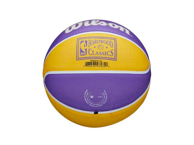 Bola de Basquete Wilson NBA Team Retro Mini Los Angeles Lakers 3 - 5