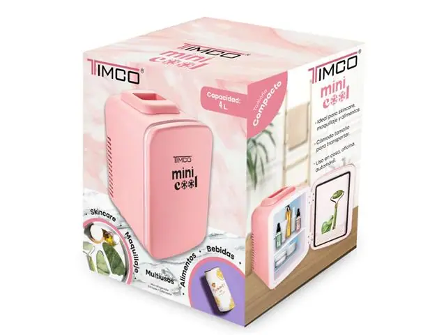 Mini Refrigerador Portatil Frigobar de 4 L Enfria y mantiene el calor 