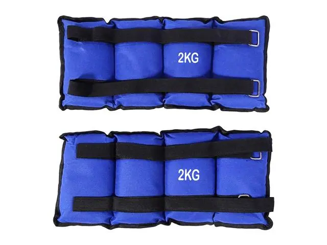 Pesas Deportivas Para Tobillos Y Muñeca 4 KG Azul