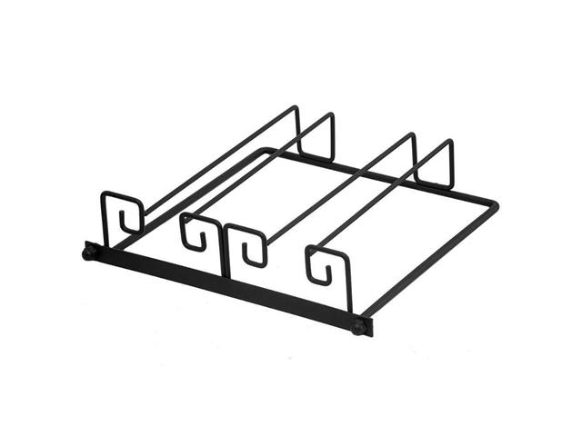 Suporte Suspenso Porta até 4 Taças Preto Armário Organizador - 2