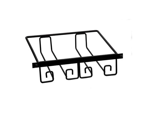 Suporte Suspenso Porta até 4 Taças Preto Armário Organizador - 3