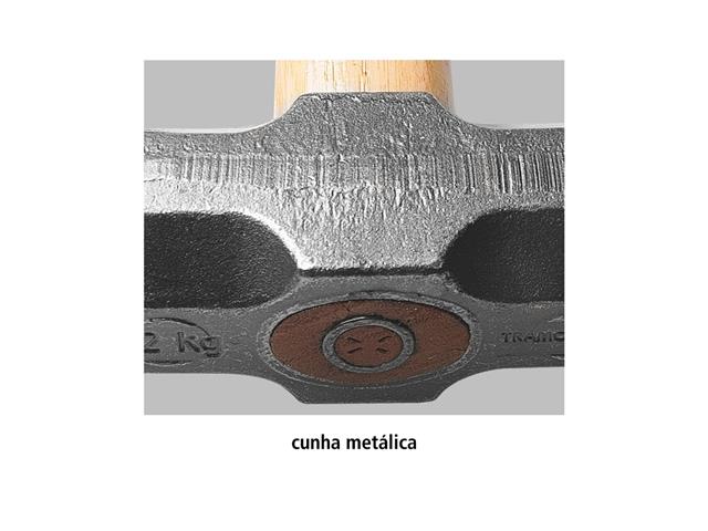 Marreta Oitavada 1000g Tramontina MASTER Basic com Cabo de Madeira - 1