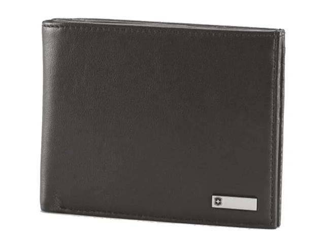 Billetera Barcelona Altius 3.0 Negro Cuero Liso