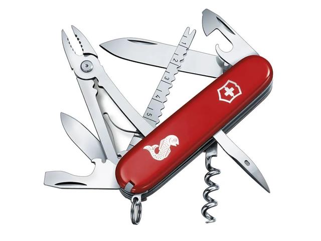 Navaja Angler 91 mm 19 Fun Roja Con Logo