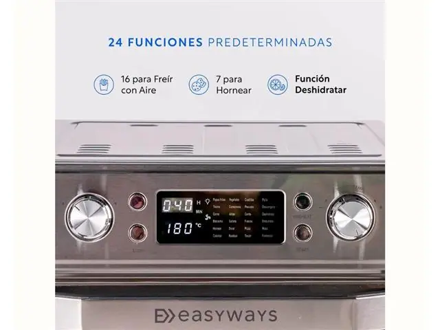 Horno Freidora de Aire Air Fryer Gourmet Pro 20 L EasyWays