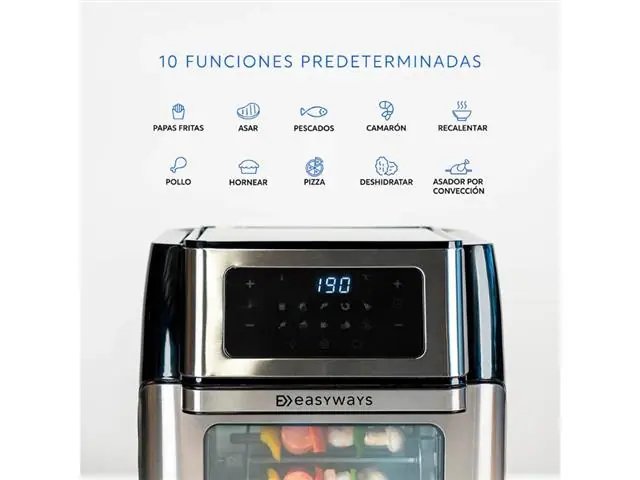 Freidora de Aire Air Fryer Full 10 L EasyWays