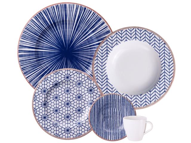 Aparelho de Jantar Tramontina Abstratta em Porcelana Decorada 20 Peças - 2