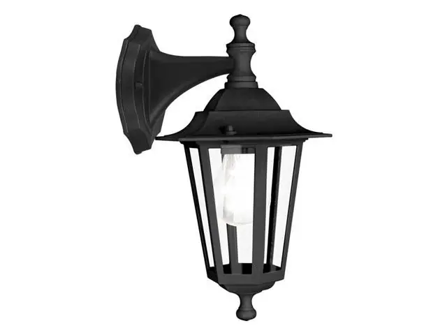 Aplique Eglo Laterna Negro 1X60W