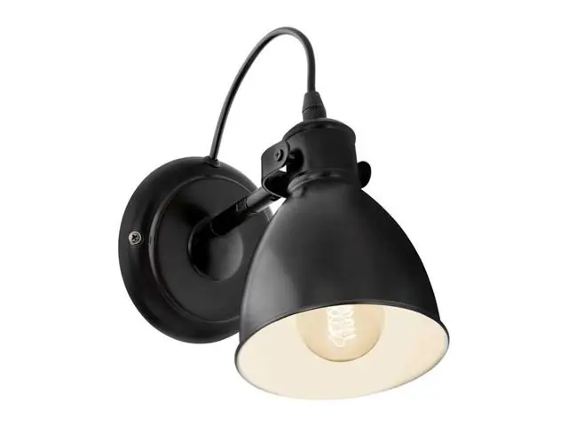Aplique Eglo Priddy Blanco Negro 1X40W