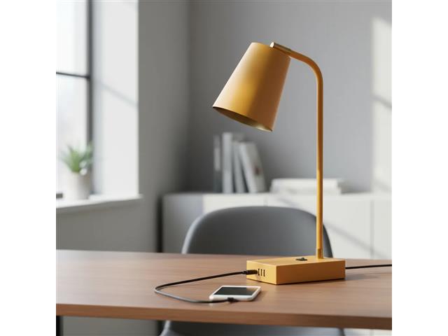 Luminária de mesa Ocanova USB A TUTTO Cor Cor Laranja Brilho - 2