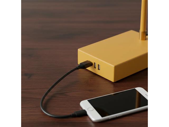 Luminária de mesa Ocanova USB A TUTTO Cor Cor Laranja Brilho - 9