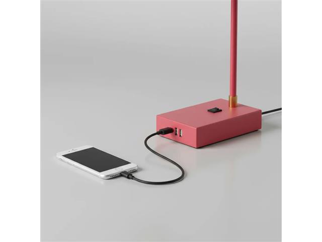 Luminária de mesa Ocanova USB A TUTTO Cor Rosa - 8