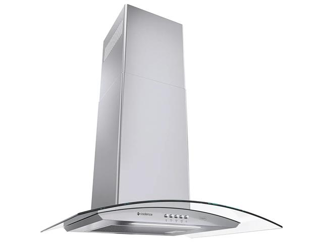 Coifa Cadence Cfa365 Parede Vidro Curvo 60Cm 110V - 4