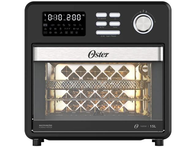 Forno e Fryer Multifuncoes Oster Ofor160 Preto 15L 110V - 1