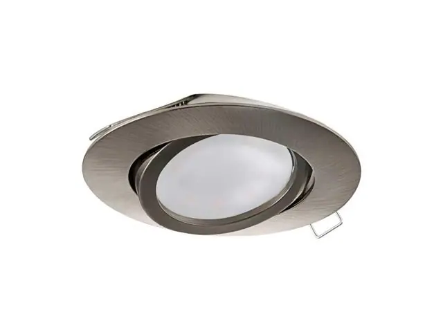 Foco Embutido Eglo Tedo Níquel Satinado 1X4,6W