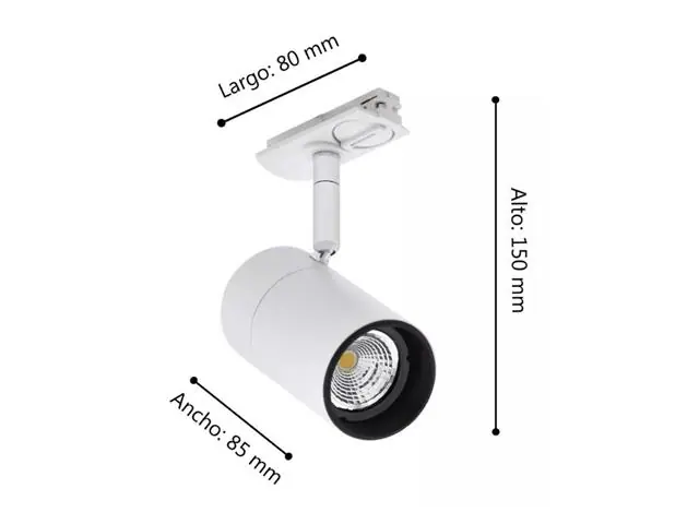 Foco Eglo Tb Spotlight Blanco 1X5W